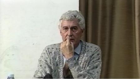 Imagen Félix Grande en Tertulias de Autor con Manuel López Azorín. 1992