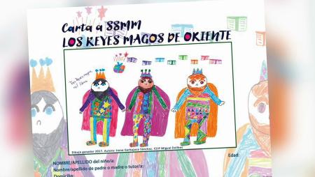 Imagen Un dibujo de Irene Garbajosa ilustra la Carta a los Reyes Magos