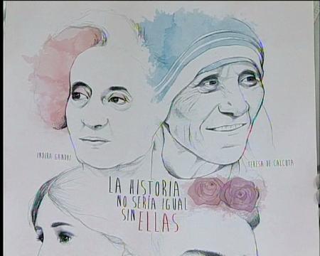 Imagen Cartel y programa del Día Internacional de la Mujer en Sanse