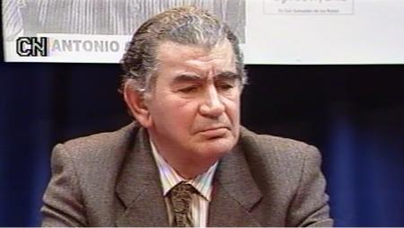 Imagen Antonio Gamoneda en Tertulias de Autor con Manuel López Azorín. 1995