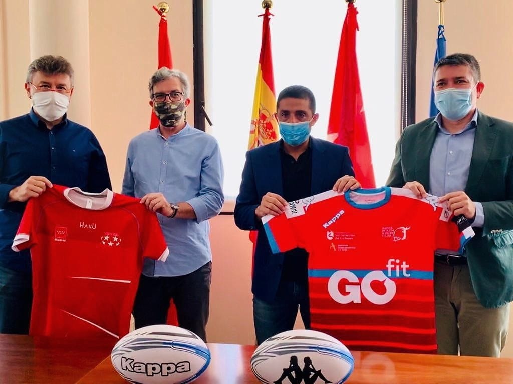 Firma convenio ‘Sanse, ciudad del rugby’.