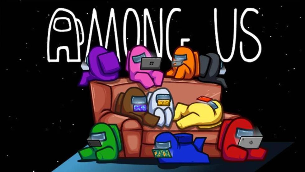 Captura del juego 'Among us'.
