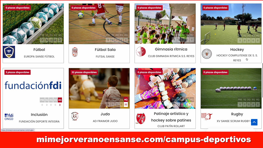 Imagen En marcha la temporada de agosto en los campus deportivos de verano de...