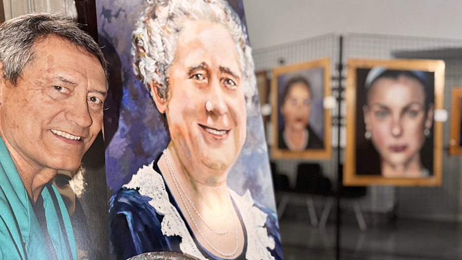 Imagen 'Mujeres y Arte': Pedro Chicano expone retratos de mujer con...