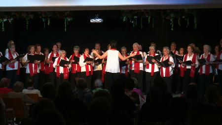 Imagen Gran actuación de la coral del grupo de canto del Centro Municipal Gloria Fuertes de Sanse