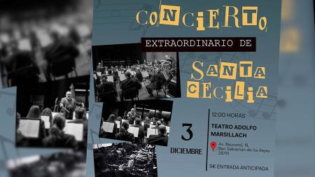 Imagen Ven a celebrar el Día de la Música al Concierto Extraordinario de Santa Cecilia