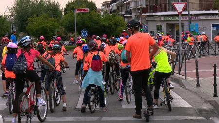 Imagen Una gran bicicletada pone fin en Sanse a la Semana Europea de la Movilidad