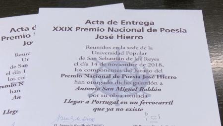 Imagen Antonio San Miguel Roldán gana el XXIX Premio Nacional de Poesía José...