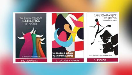 Imagen Tres imágenes finalistas para el concurso de cartel de los encierros de...