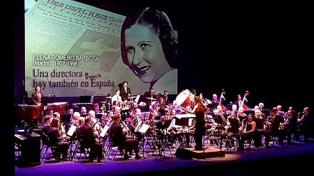 Imagen La Banda de Música revive a Elena Romero Barbosa, la primera directora de orquesta de España