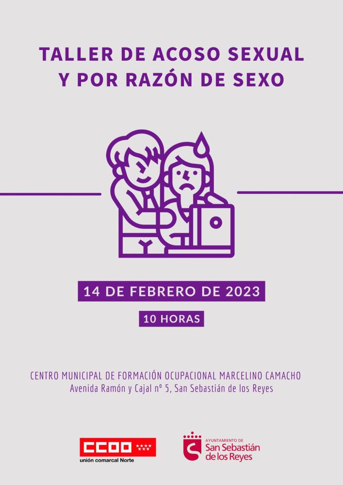 Imagen TALLER ACOSO SEXUAL Y POR RAZÓN DE SEXO