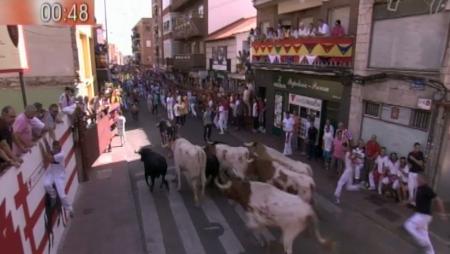 Imagen Segundo encierro de Sanse 2016, uno de los más vistosos y emocionantes de los últimos años