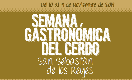 Imagen SEMANA GASTRONÓMICA DEL CERDO 2017