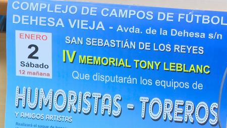 Imagen Sanse acogerá el IV Memorial Tony Leblanc