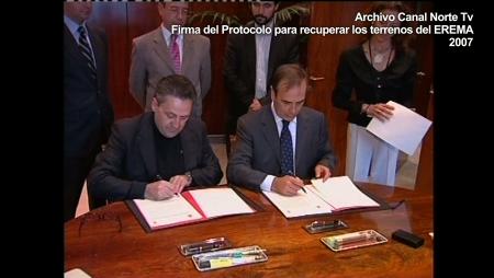 Imagen Conquista la Marina: 2007, firma del Protocolo para recuperar los...