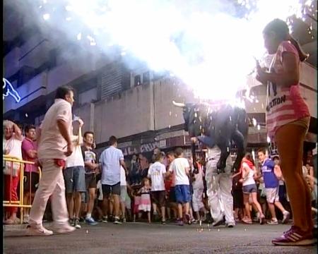 Imagen El toro de fuego, una tradición de Sanse para los más pequeños del municipio