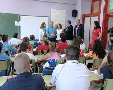 Imagen El CEIP Quinto Centenario acogió la inauguración oficial del curso escolar en Sanse