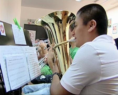 Imagen La Banda de Música Municipal de Sanse se prepara las Fiestas del...