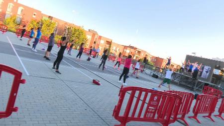 Imagen El Viña Fitness celebró su séptimo aniversario con clases al aire libre