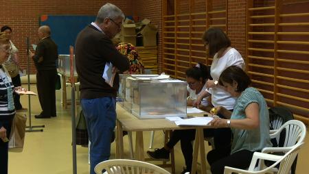 Imagen Desarrollo sin incidencias de la jornada electoral en San Sebastián de...