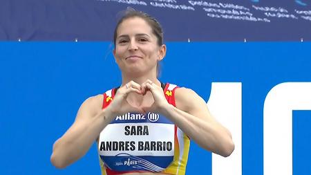 Imagen Sara Andrés Barrio. Premio al Mérito Deportivo 2024 como referente social de superación