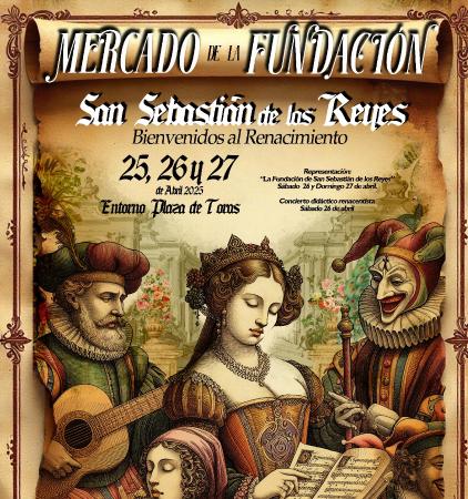 Imagen Un Mercado renacentista, del 25 al 27 de abril, para conmemorar el 533º Aniversario de la Fundación