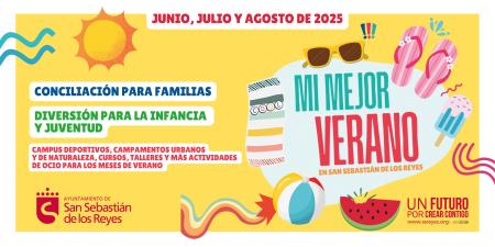 Imagen ‘Mi Mejor Verano en San Sebastián de los Reyes’, la mejor opción para la conciliación de las familias