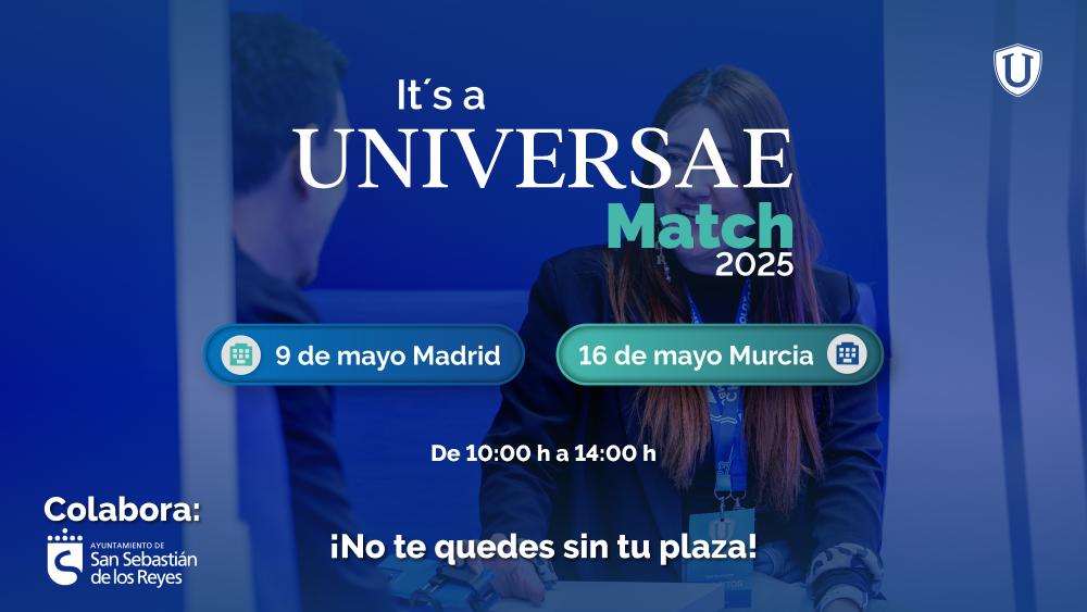 Imagen El Ayuntamiento de San Sebastián de los Reyes se une al Foro de Empleo: “UNIVERSAE Match 2025”