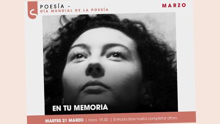 Imagen En tu memoria, homenaje de Sanse a Guadalupe Grande por el Día Mundial de la Poesía