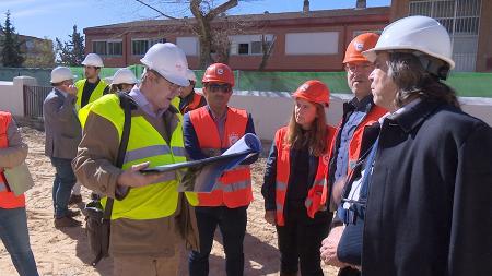 Imagen Satisfacción por los avances en la obra de la pista y el pabellón deportivo Valvanera