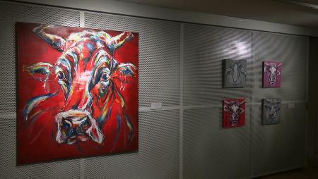 Imagen ‘Carne(s)’, la reflexión pictórica de Annette Schock en la Sala Martín Chirino de Sanse