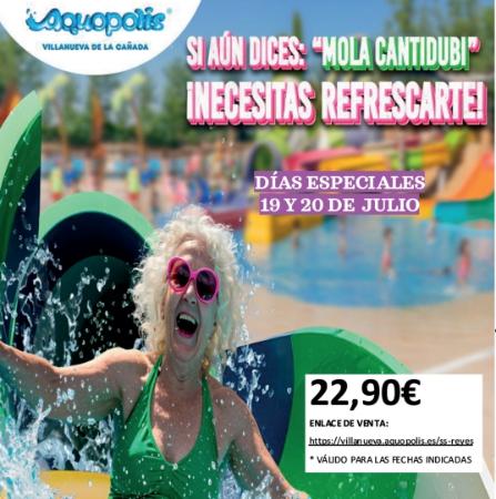 Imagen Aquopolis ofrece entradas a los vecinos de la ciudad a un precio muy...
