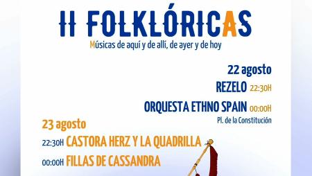 Imagen 22 y 23 de agosto: atención a ‘Folkclóricas’, el festival de música folk de San Sebastián de los Reyes