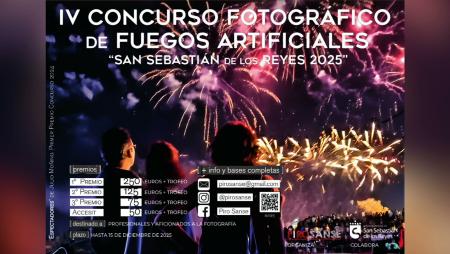 Imagen ¿Te animas al IV Concurso Fotográfico de Fuegos Artificiales San Sebastián de los Reyes 2025?