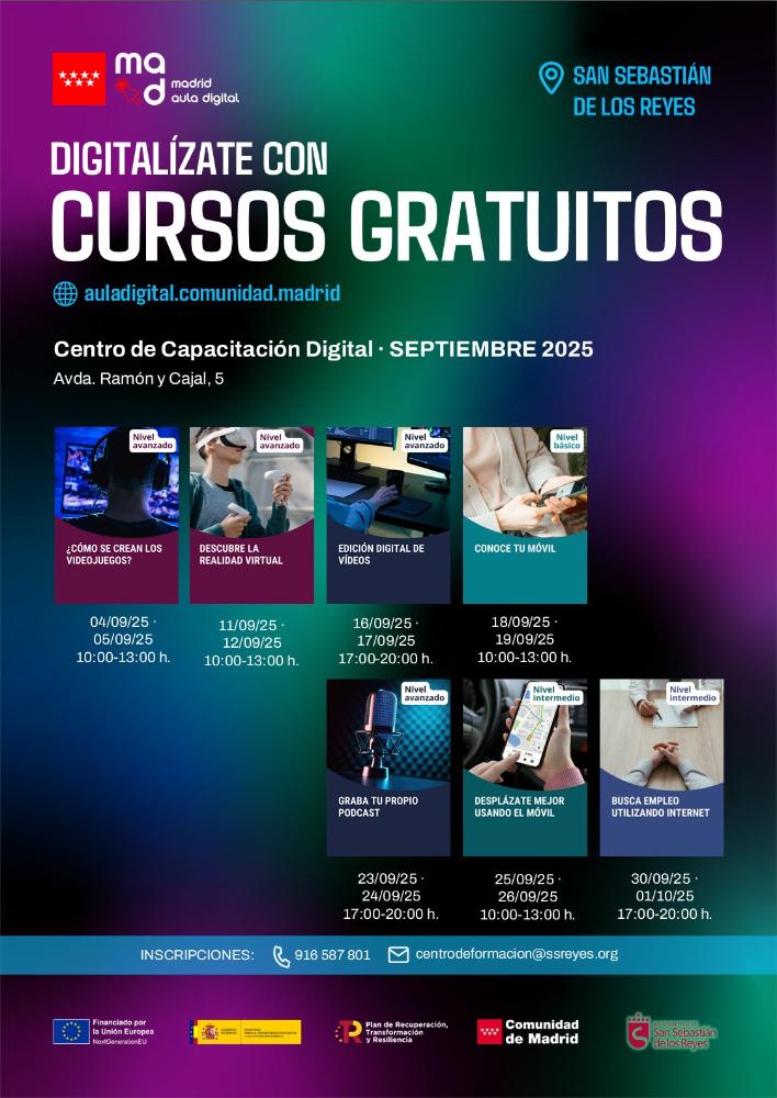 Imagen Nuevos Cursos de Capacitación Digital Para Septiembre