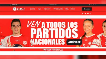 Imagen El Club de Balonmano Sanse estrena una web puntera, informativa y muy...