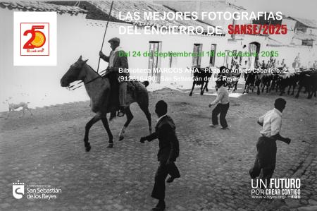 Exposición: Las mejores fotografías del encierro de Sanse 2025