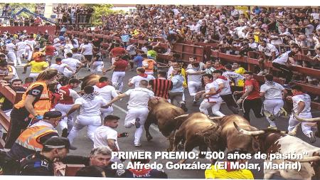 Imagen “500 años de pasión”, de Alfredo González, gana el concurso fotográfico de los encierros 2025