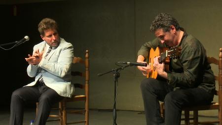 Imagen Pedro Sanz y Antonio Españadero, mucho duende en la Cátedra de Flamenco...