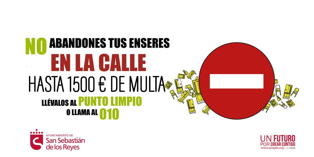 Imagen El Ayuntamiento recuerda que abandonar enseres en la vía pública puede suponer multas de hasta 1.500 euros o delitos penales