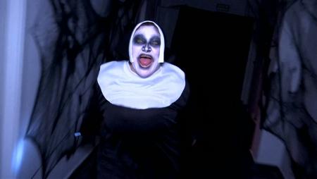 Imagen El pasaje del terror del Centro Joven contó con los personajes de las...