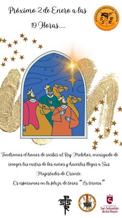 Cartel visita rey melchor