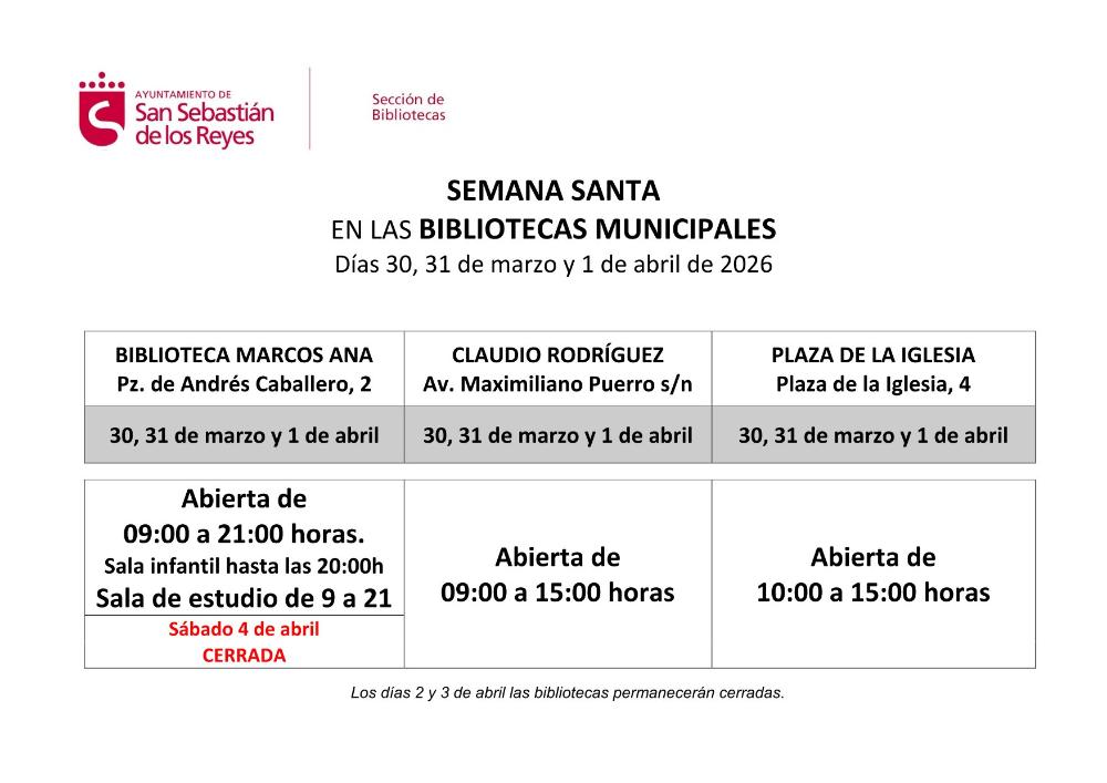 Imagen Actividades en las Bibliotecas Municipales. Febrero 2026
